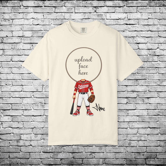 Chittenango Baseball (Light Skin Tone) Custom Caricature T - Comfort Colors Brand