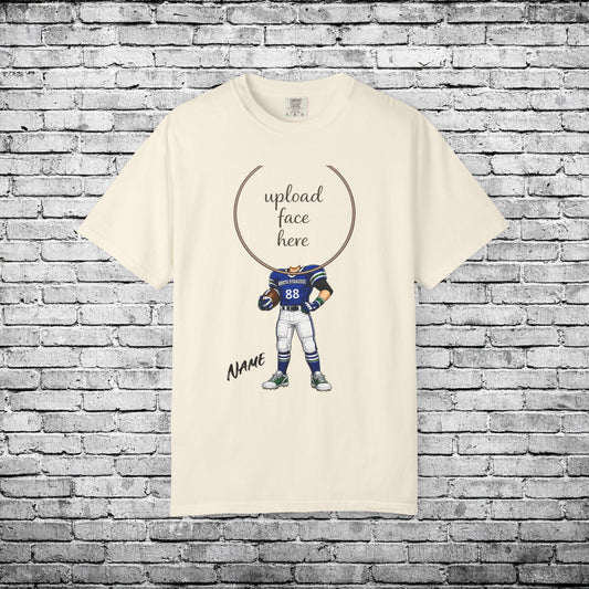 North Syracuse Football Custom Caricature T - Comfort Colors Brand