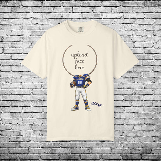 Cazenovia Football Custom Caricature T - Comfort Colors Brand