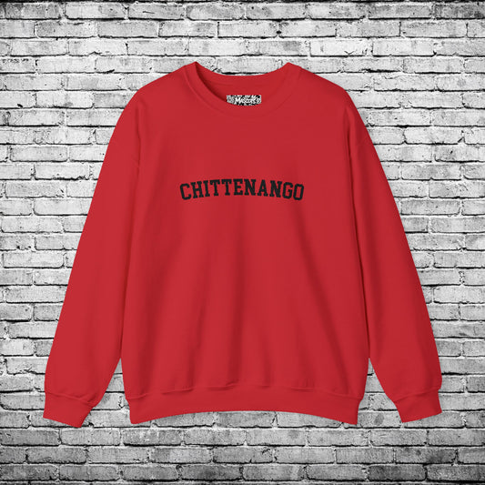 Chittenango Black Embroidered Sweatshirt