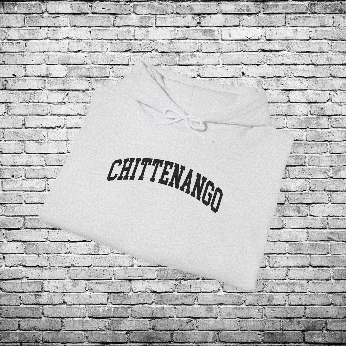 Chittenango Black Embroidered Hoodie