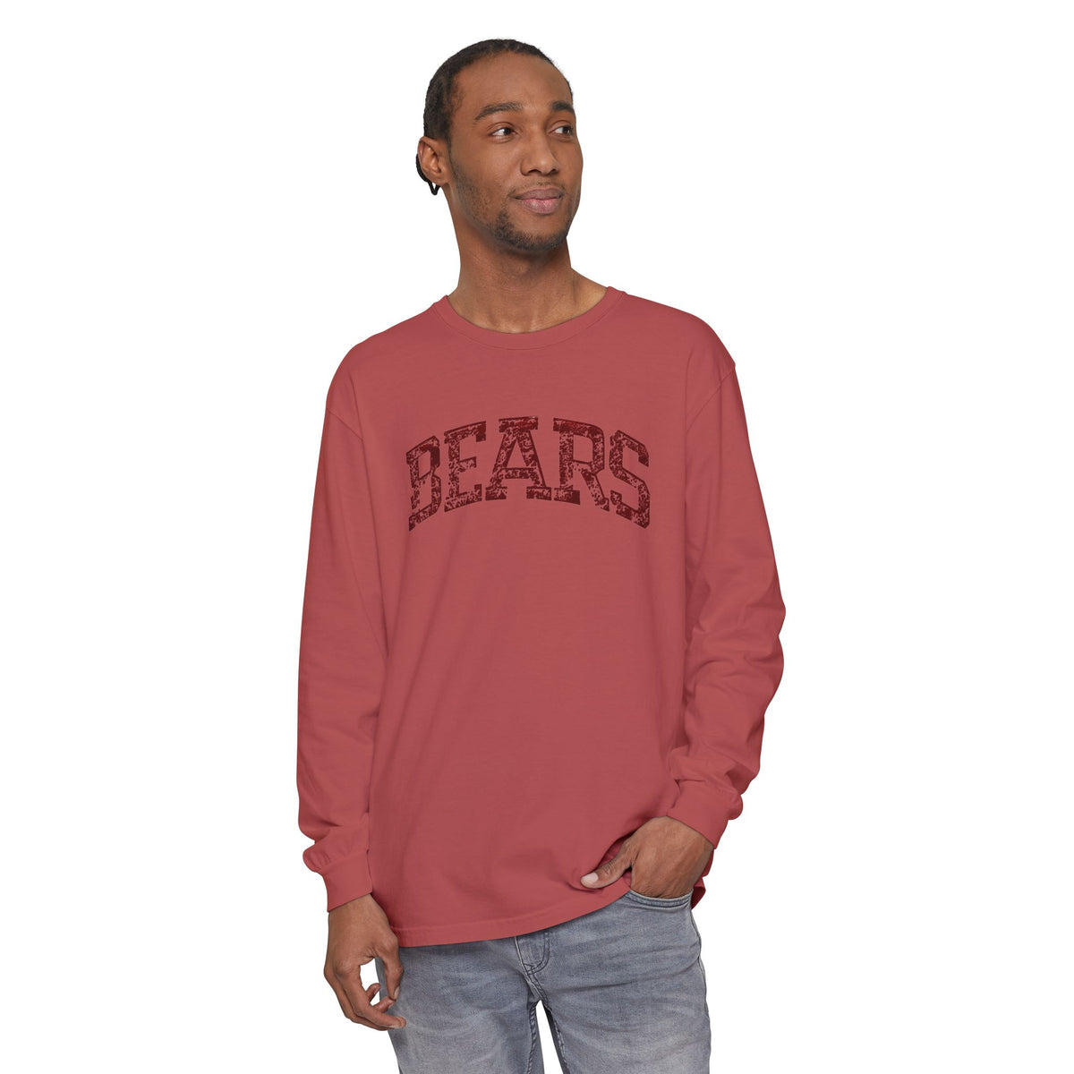 Chittenango Distressed BEARS Long Sleeve T - Comfort Colors