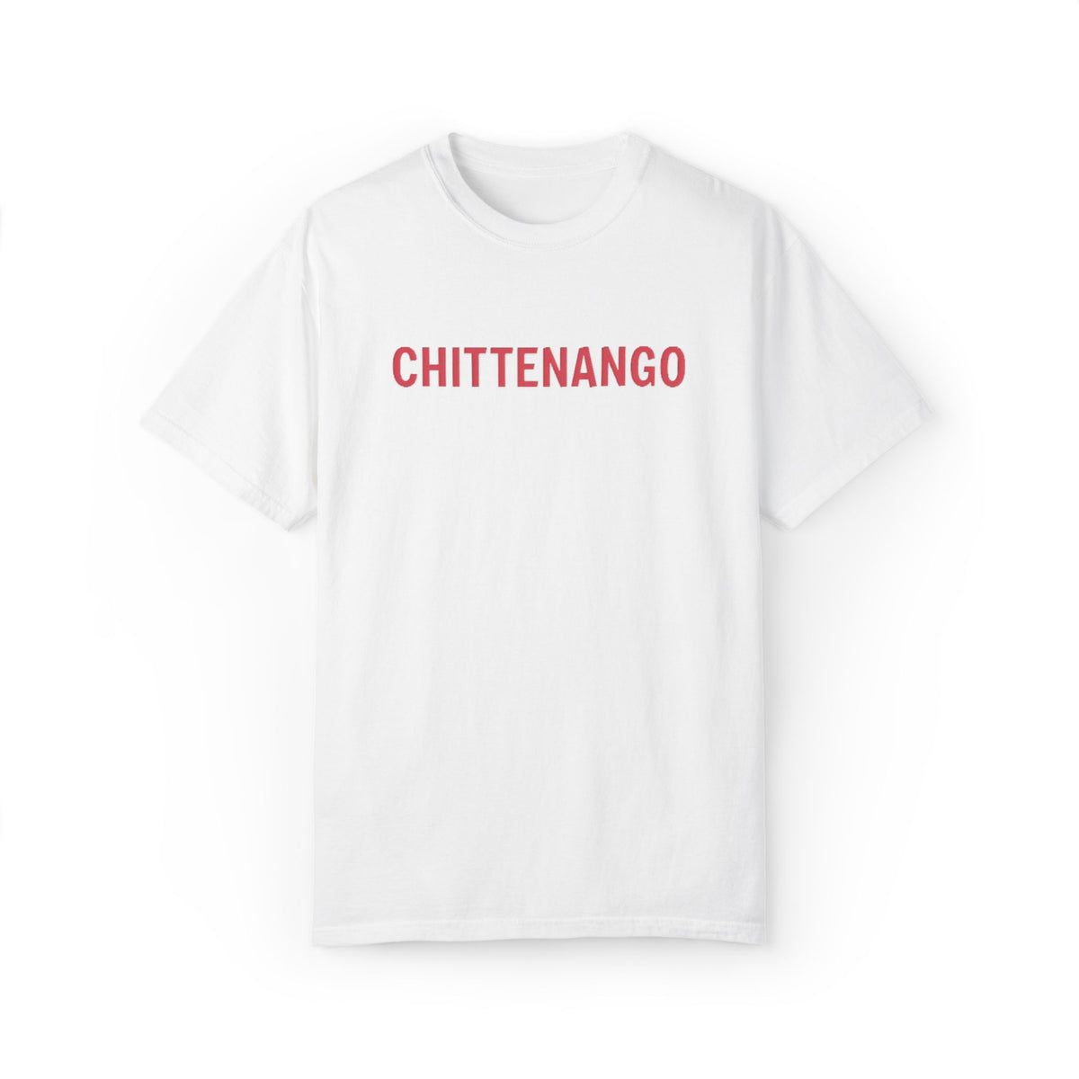 Chittenango T - Red Puff Print - Comfort Colors
