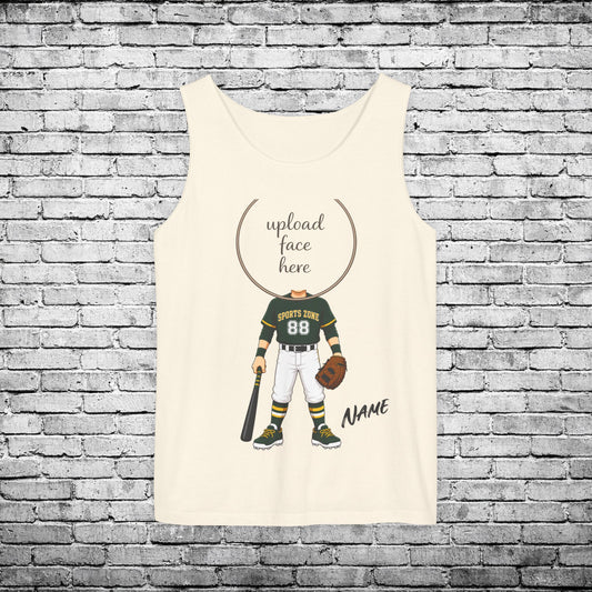 Sports Zone Custom Caricature Tank Top - Comfort Colors Brand