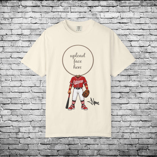 Chittenango Baseball (Medium Skin Tone) Custom Caricature T - Comfort Colors Brand
