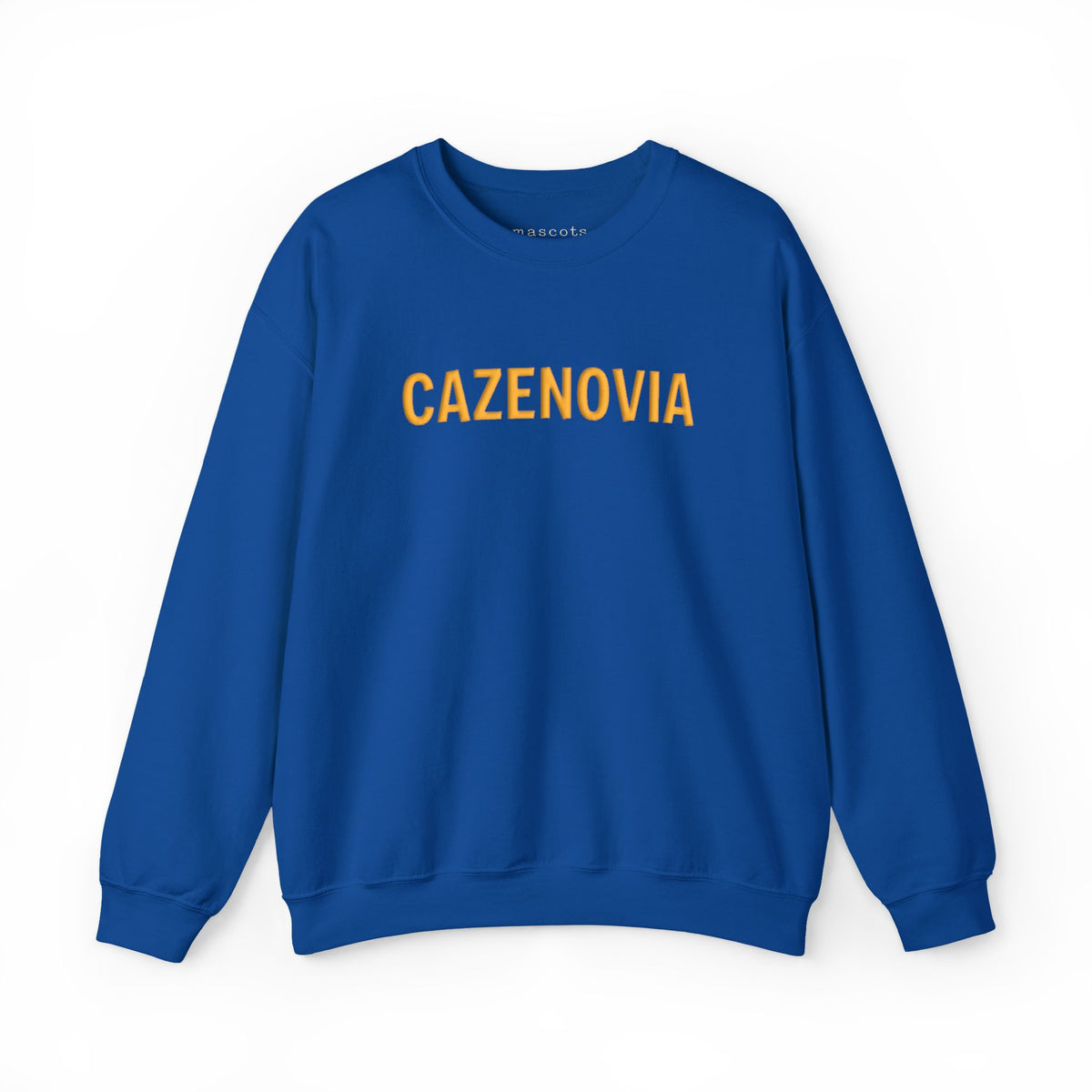 Cazenovia Gold Puff Print Lettering Sweatshirt