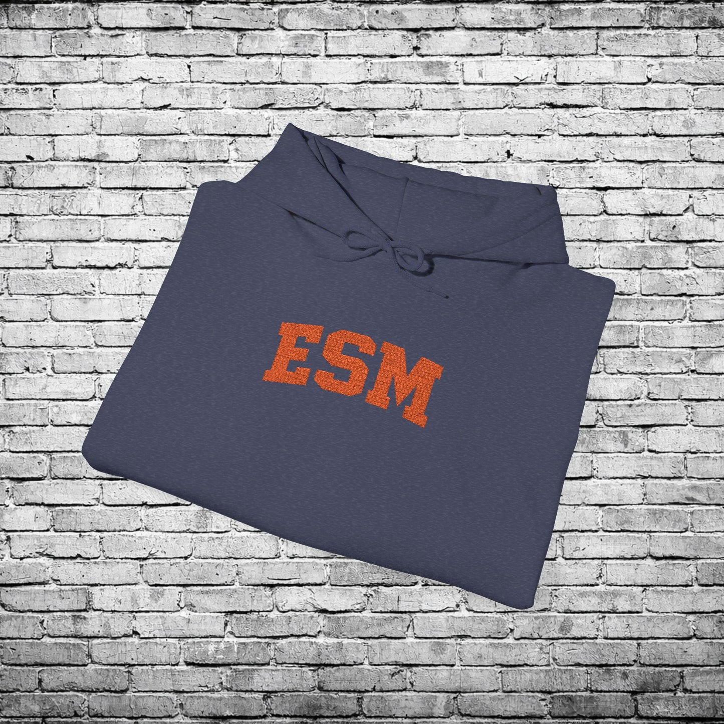 ESM Orange Embroidered Hoodie