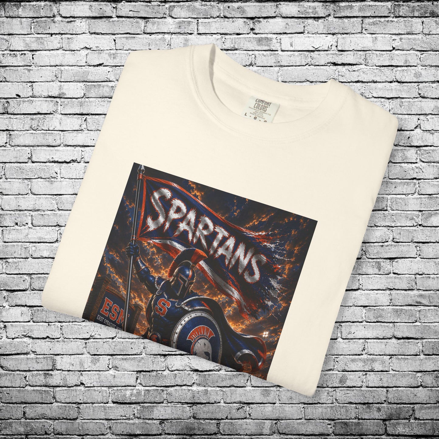 ESM Superhero Spartan T - Comfort Colors Brand