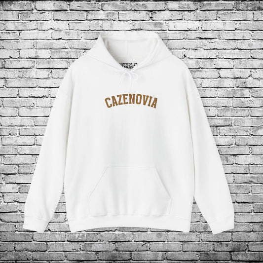Cazenovia Gold Embroidered Hoodie
