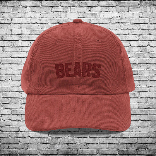 Chittenango Corduroy Bears Cap — Embroidered