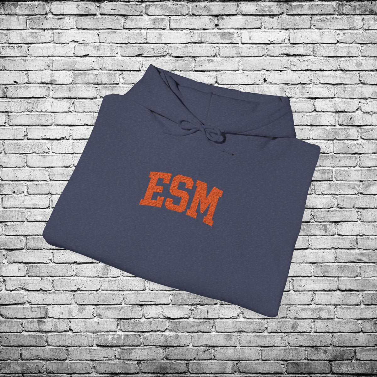 ESM Orange Embroidered Hoodie