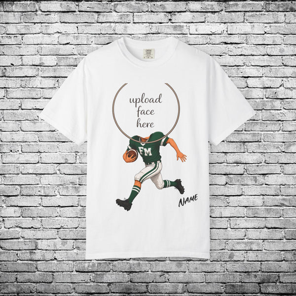 Fayetteville Manlius Football Custom Caricature T - Comfort Colors Brand