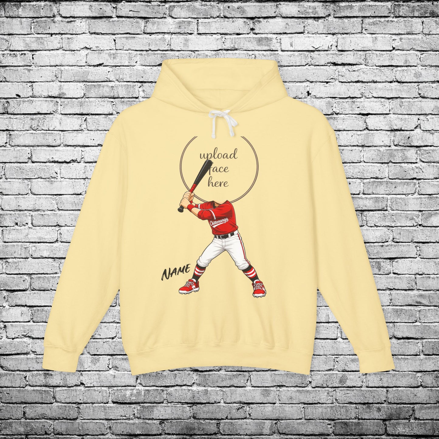 Chittenango Baseball Custom Caricature Hoodie - Comfort Colors Brand