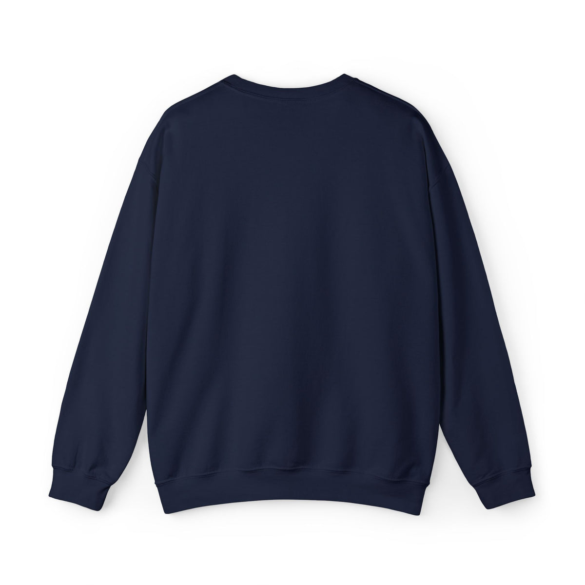 ESM Navy Puff Print Lettering Sweatshirt