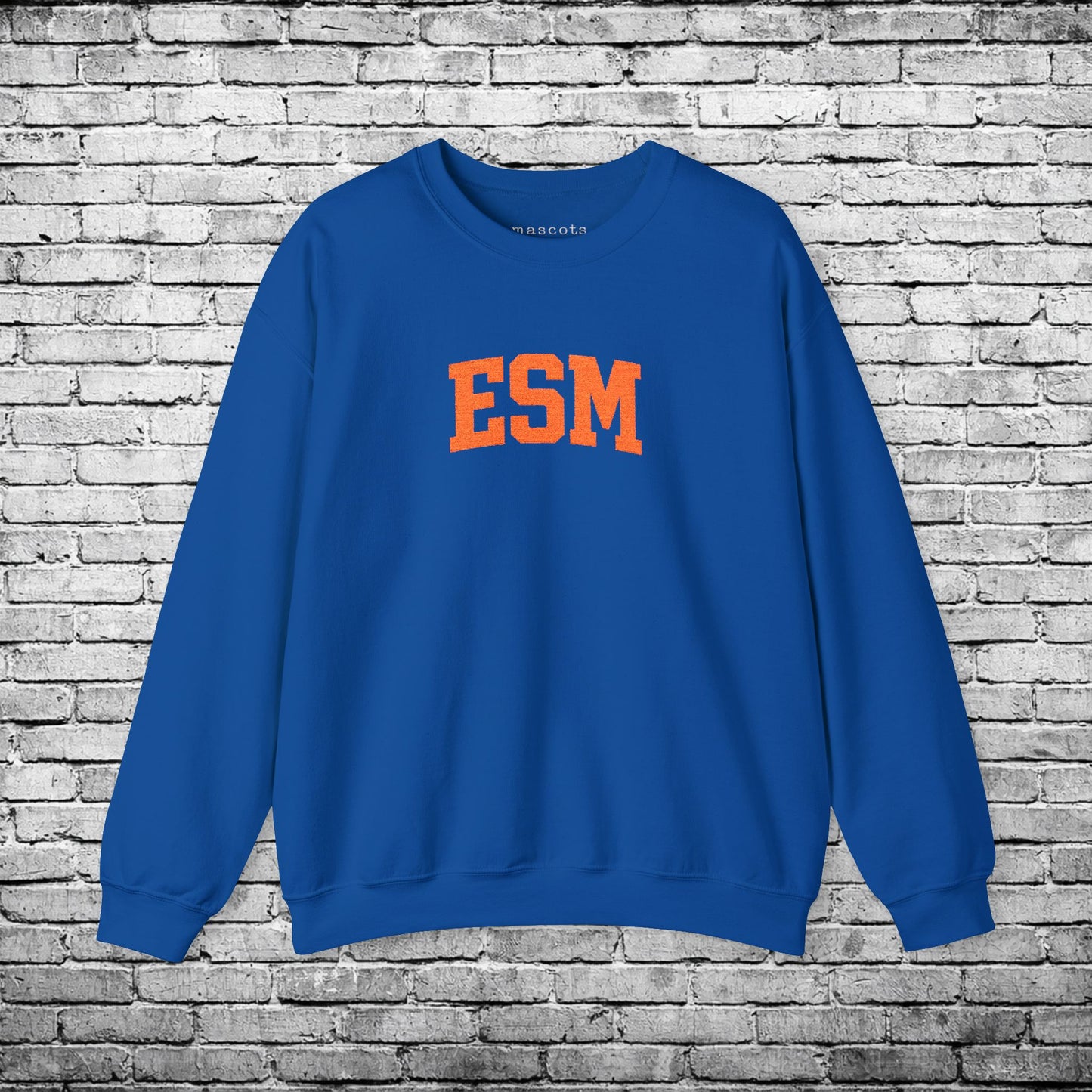 ESM Orange Embroidered Sweatshirt