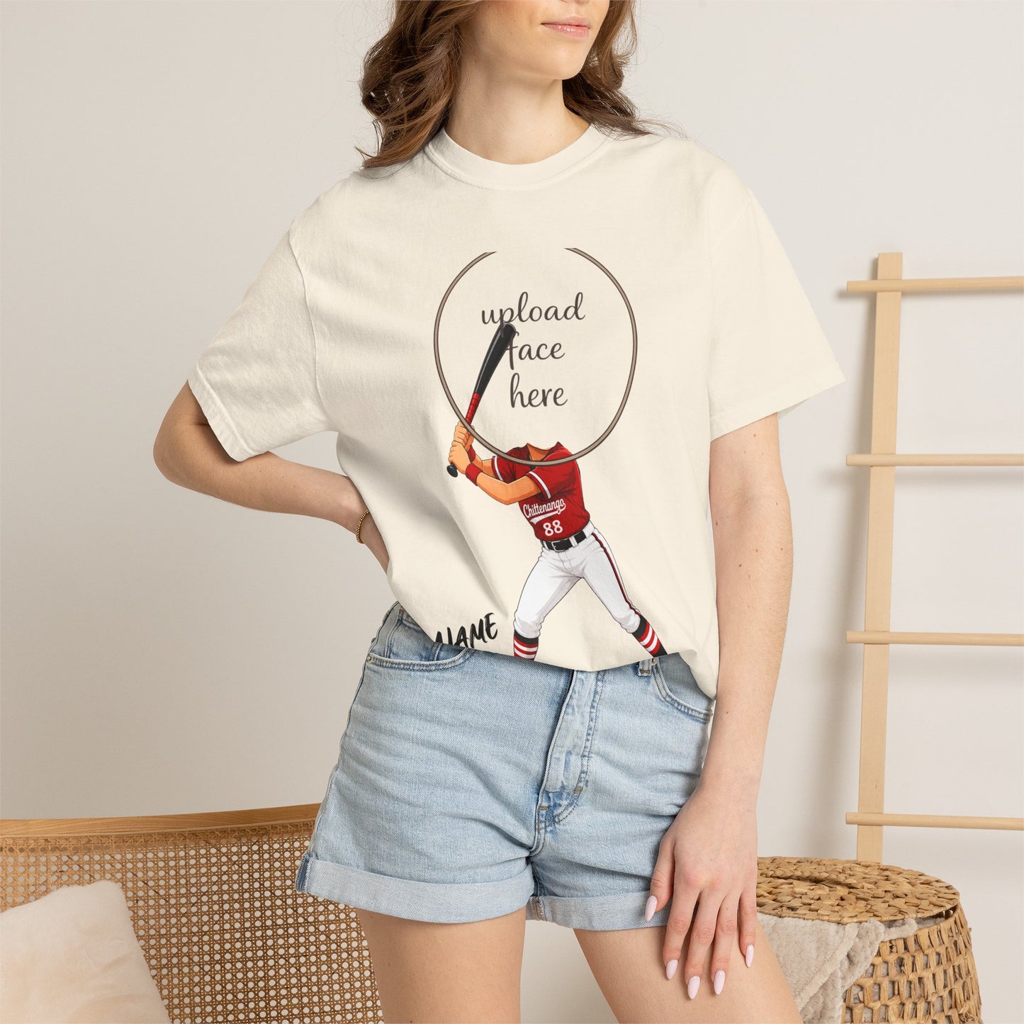 Chittenango Softball Custom Caricature T - Comfort Colors Brand