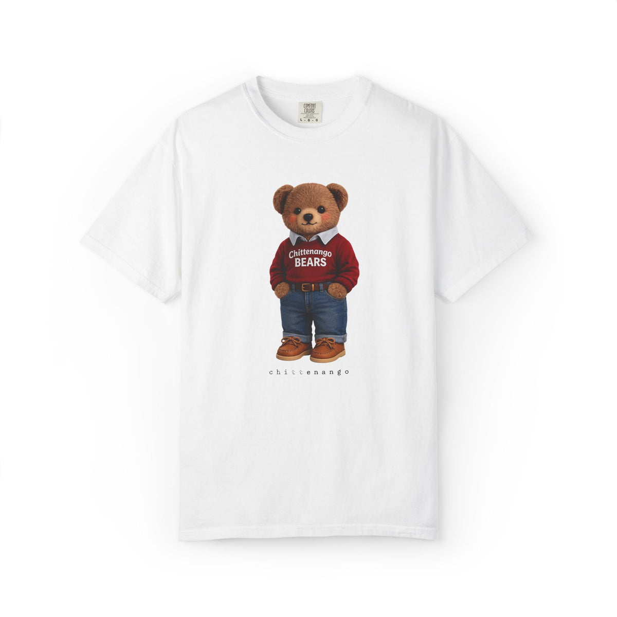 Red Sweater Chittenango Bear - Comfort Colors