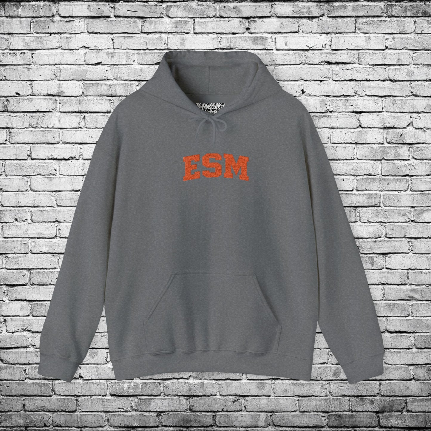 ESM Orange Embroidered Hoodie