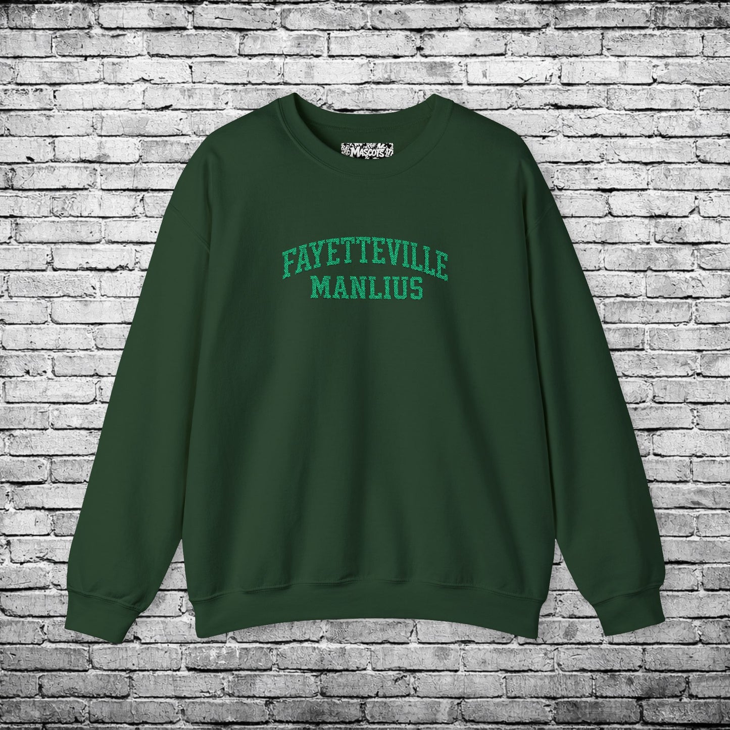 Fayetteville Manlius Green Embroidered Sweatshirt