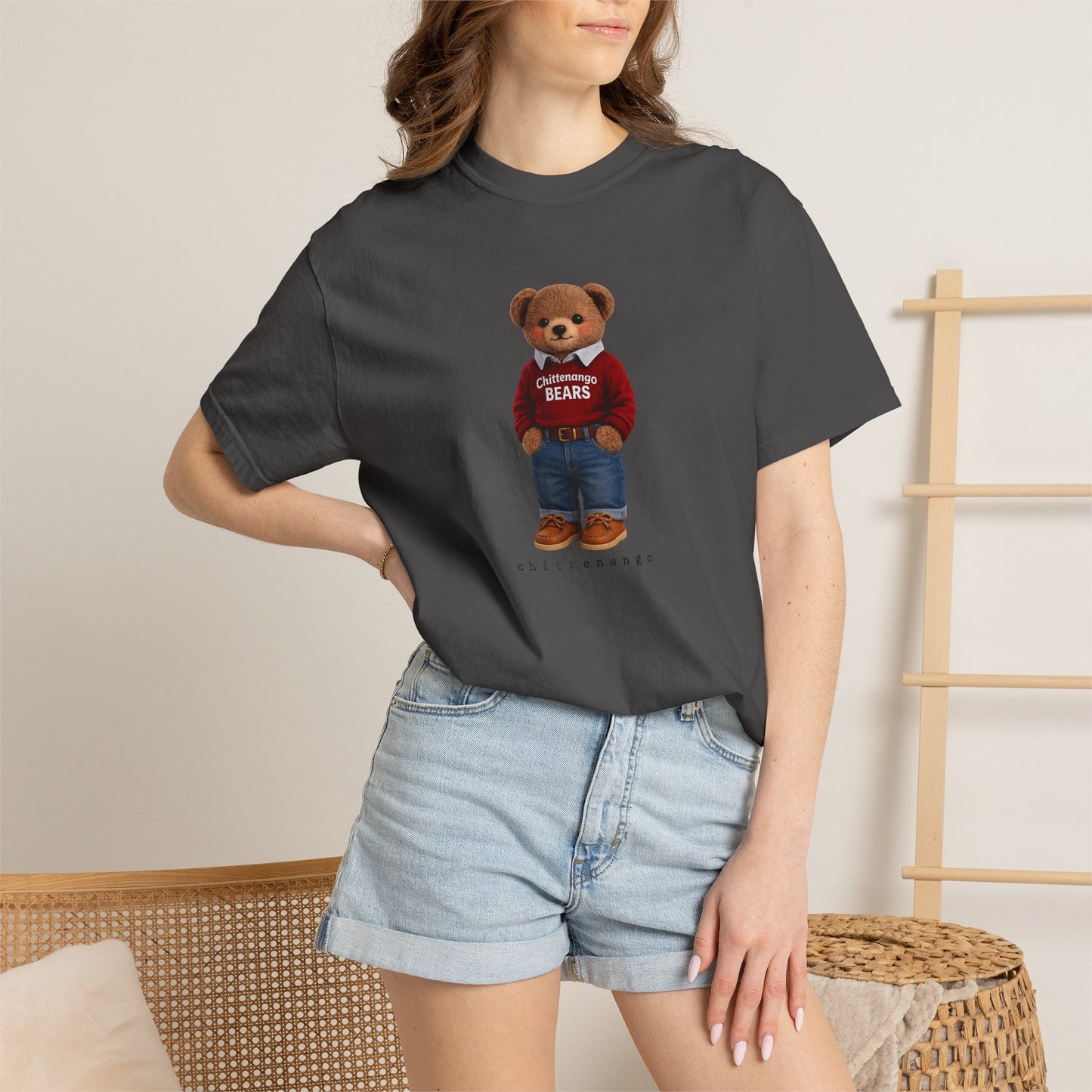 Chittenango Red Sweater Bear T - Comfort Colors Brand