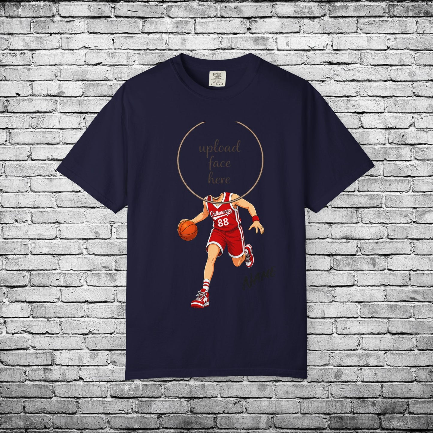 Chittenango Basketball Custom Caricature T - Comfort Colors Brand