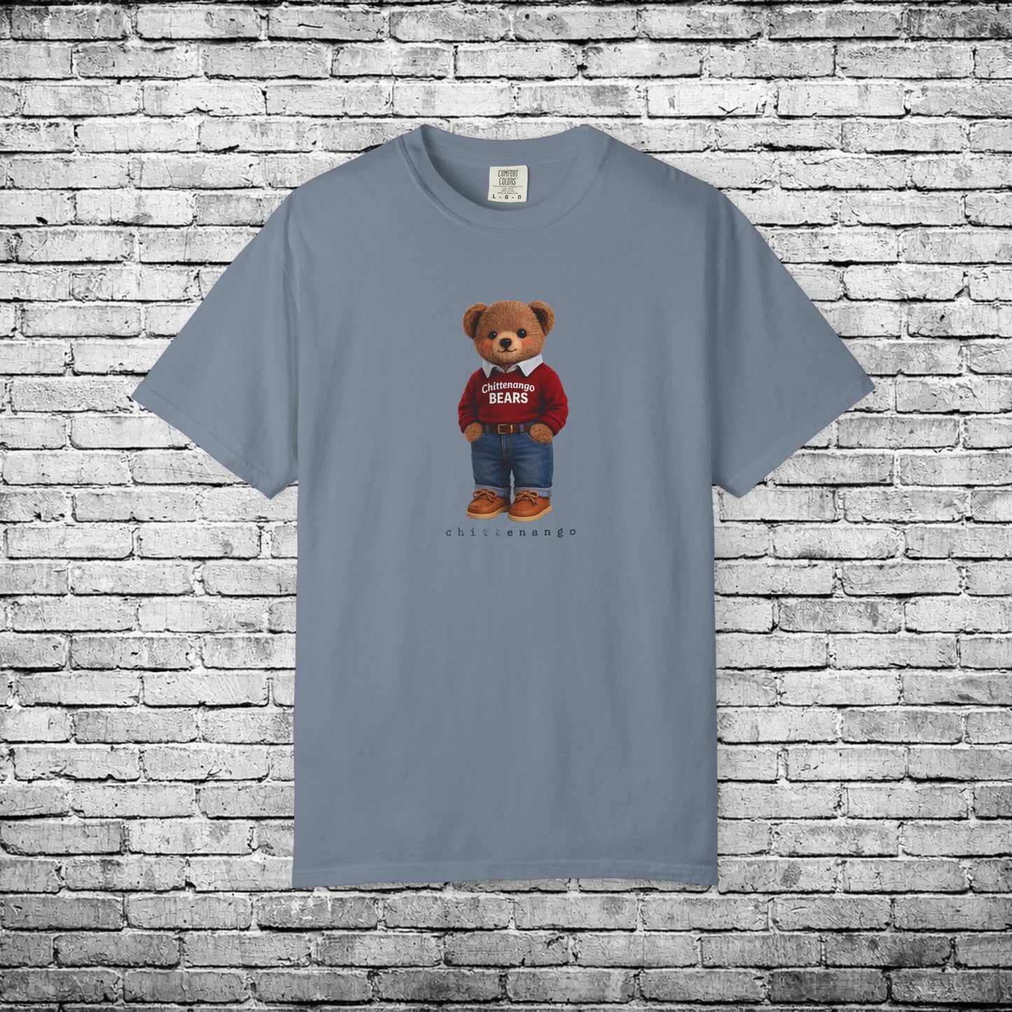 Chittenango Red Sweater Bear T - Comfort Colors Brand