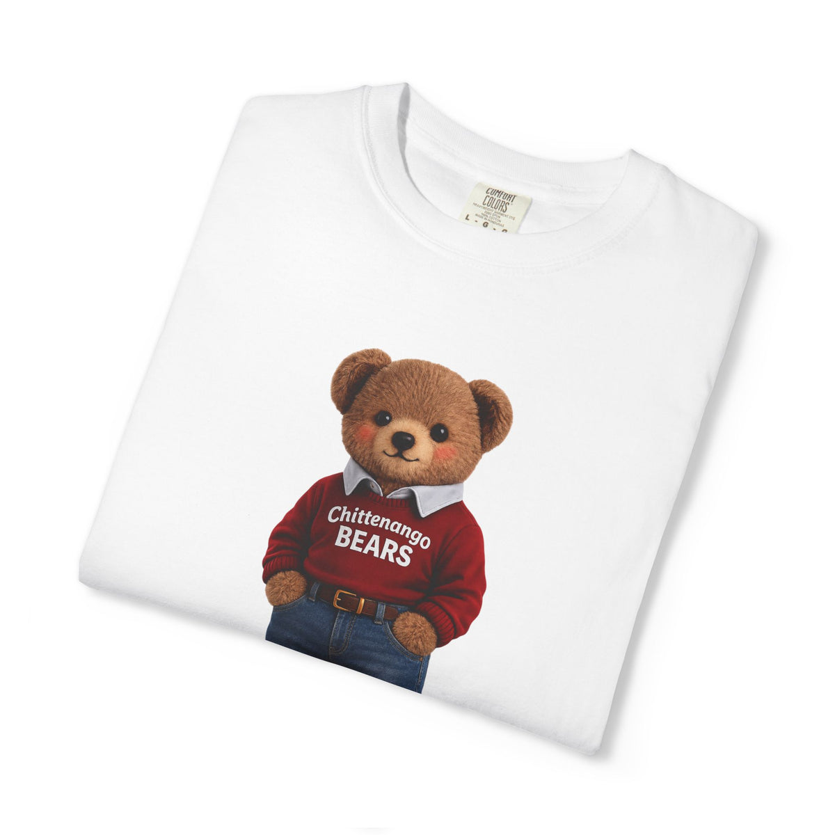 Red Sweater Chittenango Bear - Comfort Colors