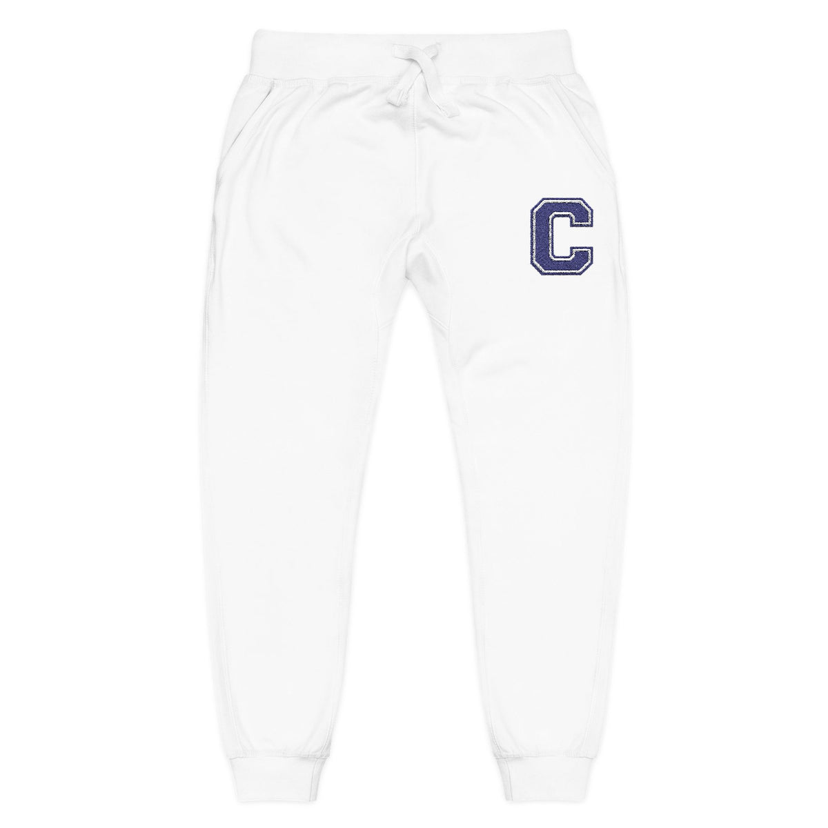 Cazenovia Embroidered Letter C Fleece Sweatpants - Cotton Heritage