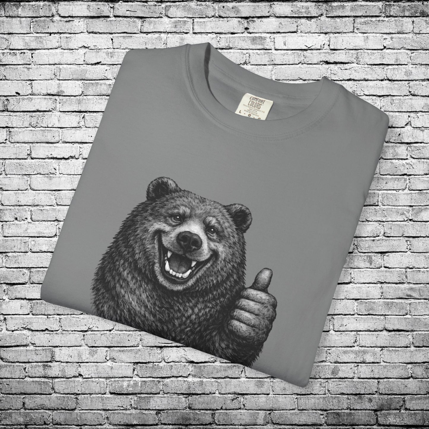 Chittenango Bear Thumbs Up T (Comfort Colors Brand)