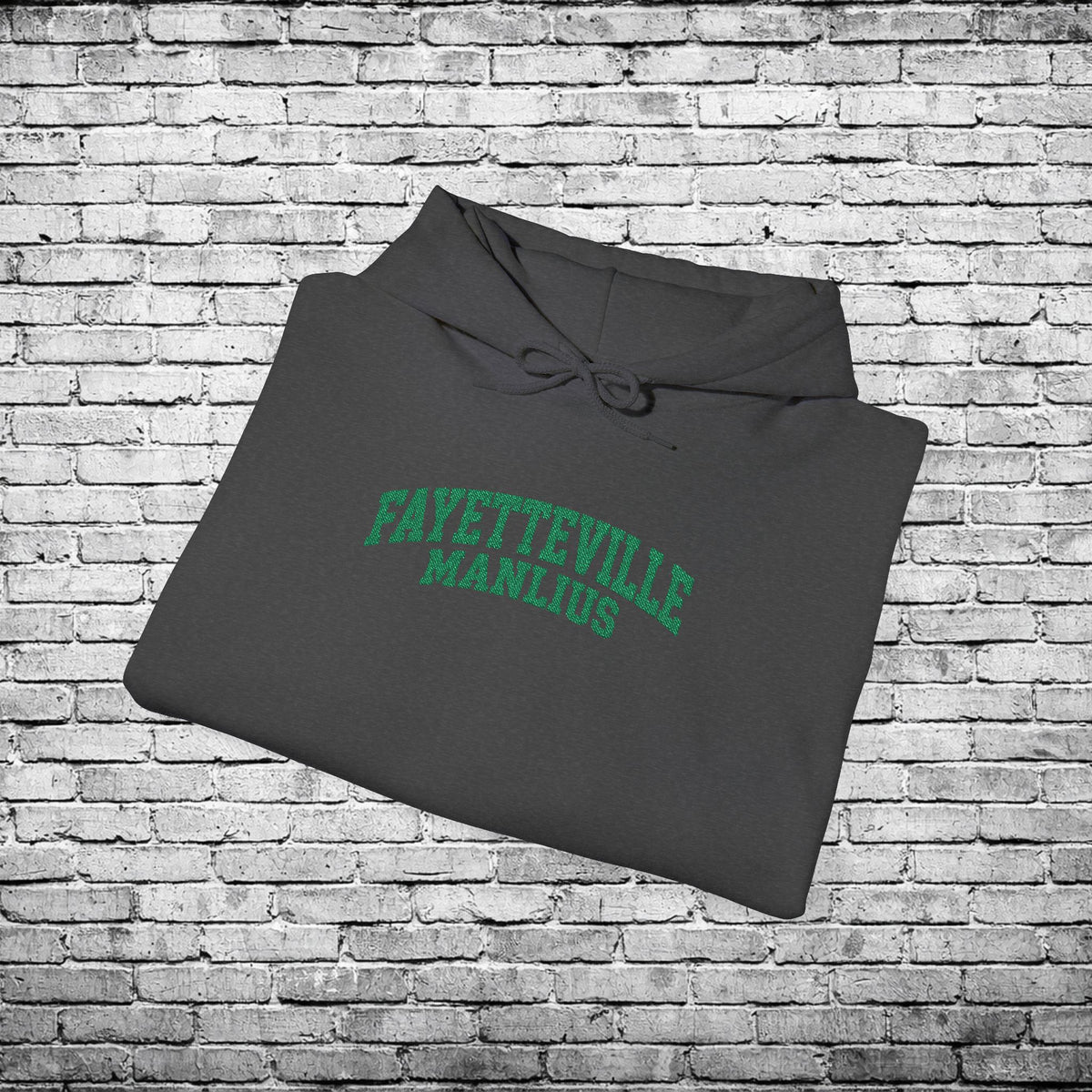 Fayetteville Manlius Green Embroidered Hoodie