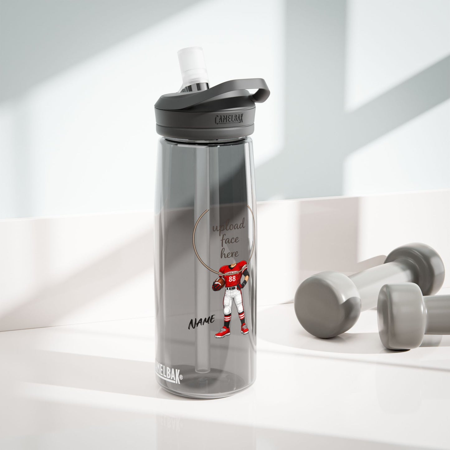 Chittenango Football Custom caricature - CamelBak Eddy Water Bottle