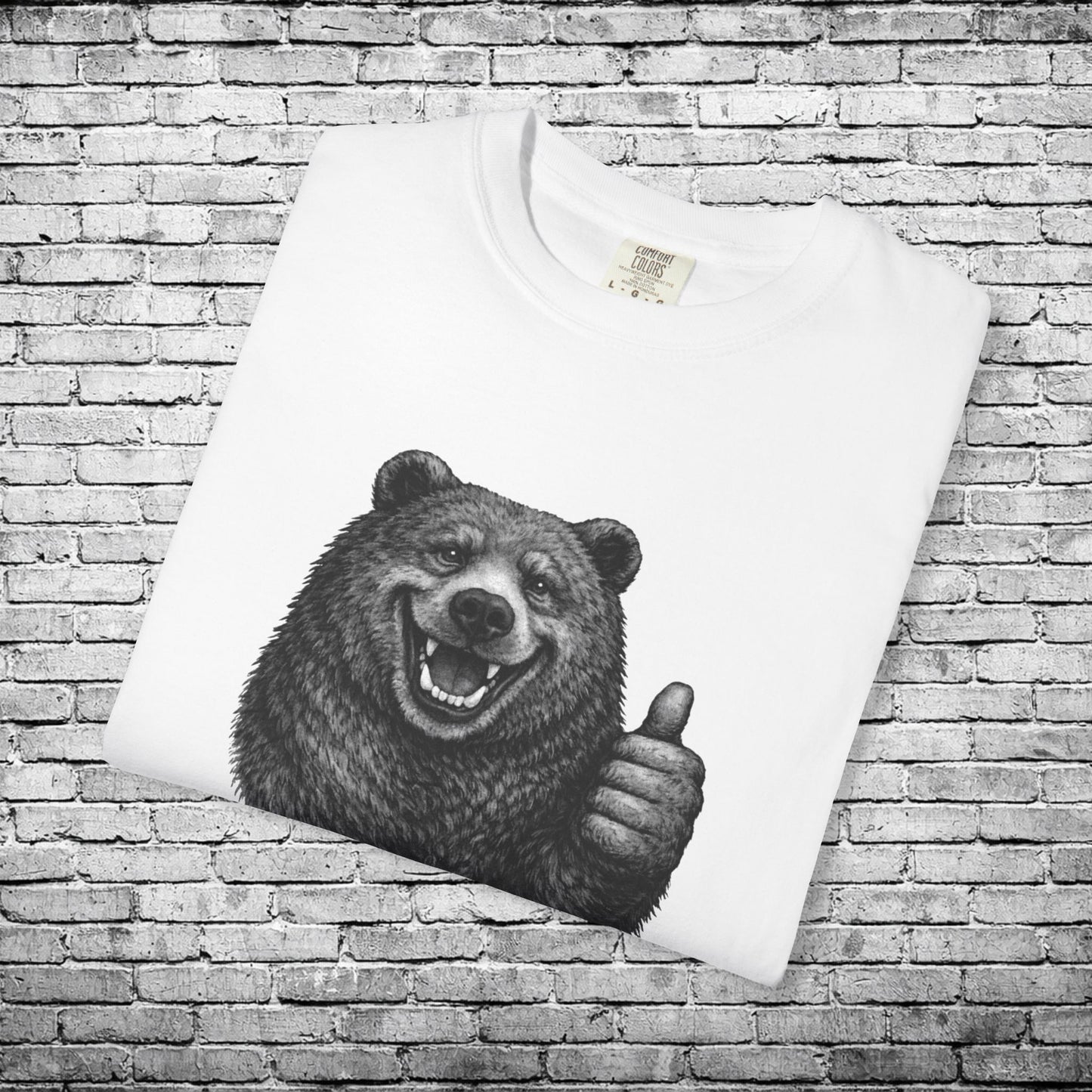 Chittenango Bear Thumbs Up T (Comfort Colors Brand)