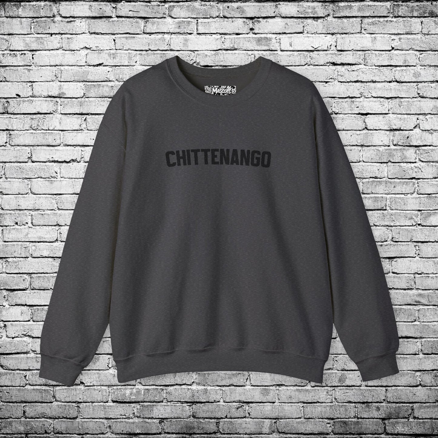 Chittenango Black Embroidered Sweatshirt