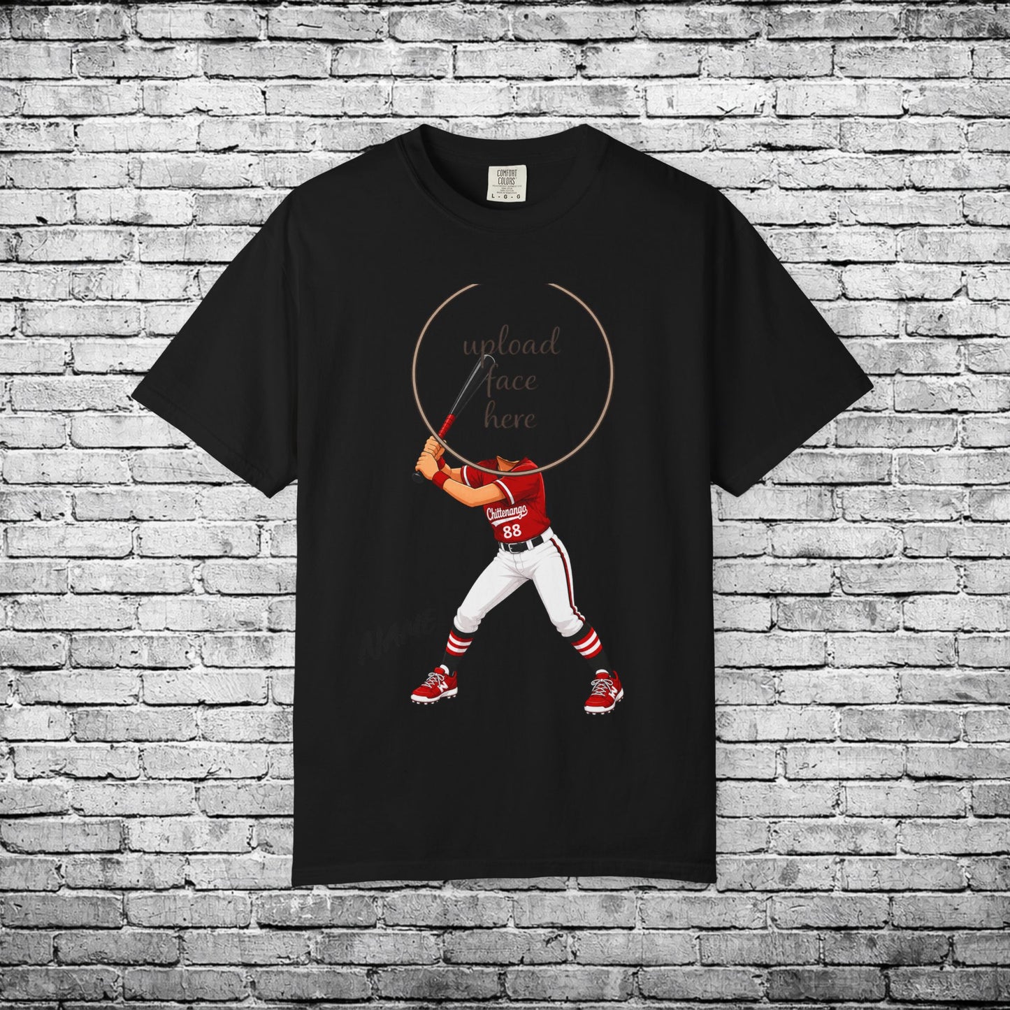 Chittenango Softball Custom Caricature T - Comfort Colors Brand