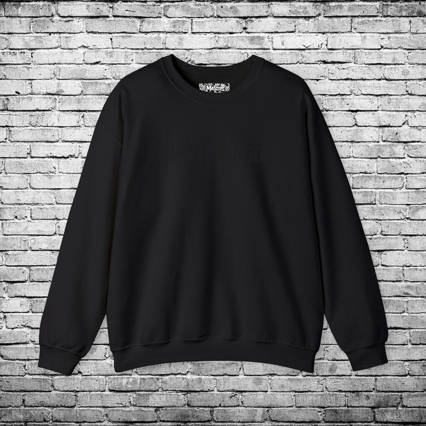 Chittenango Black Embroidered Sweatshirt