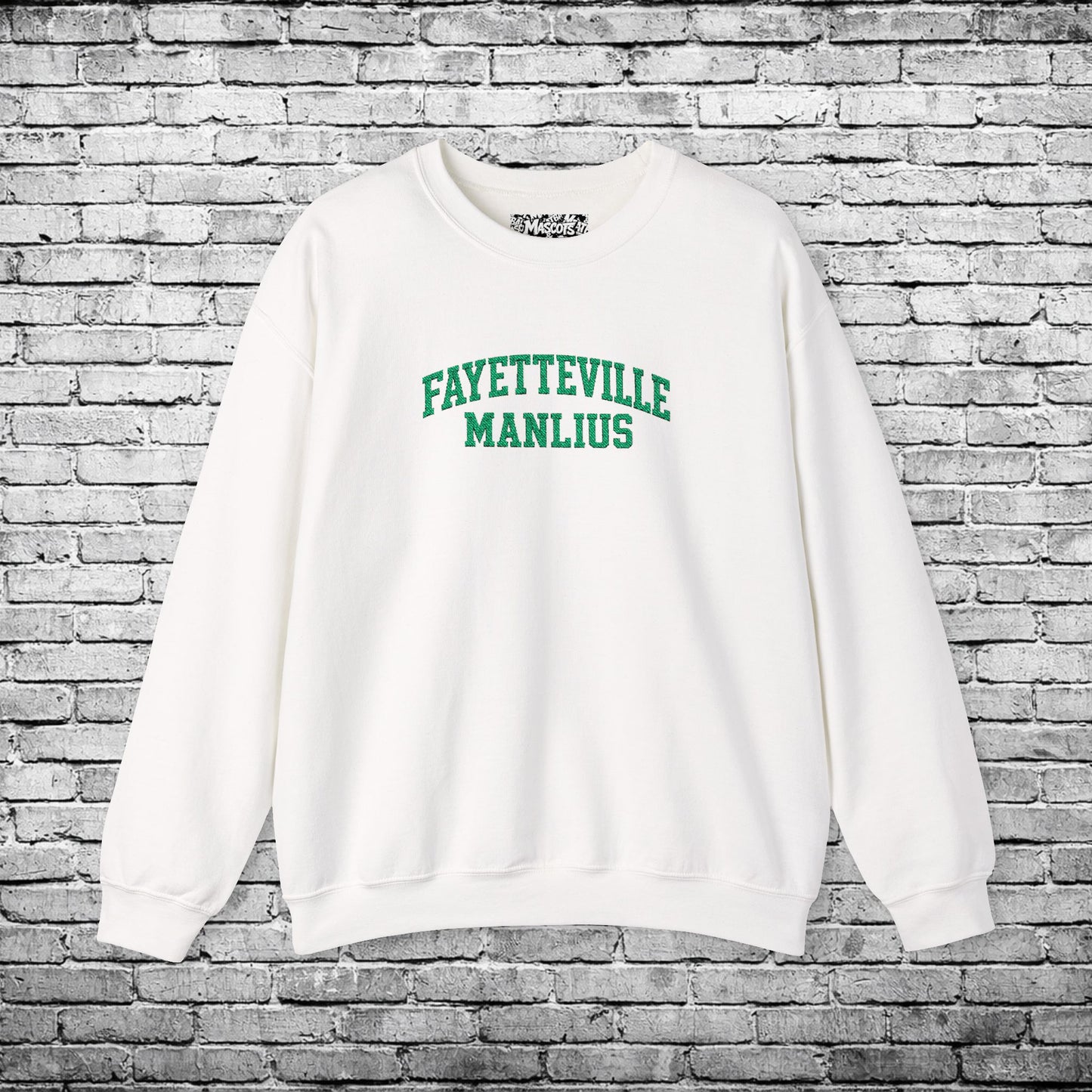 Fayetteville Manlius Green Embroidered Sweatshirt