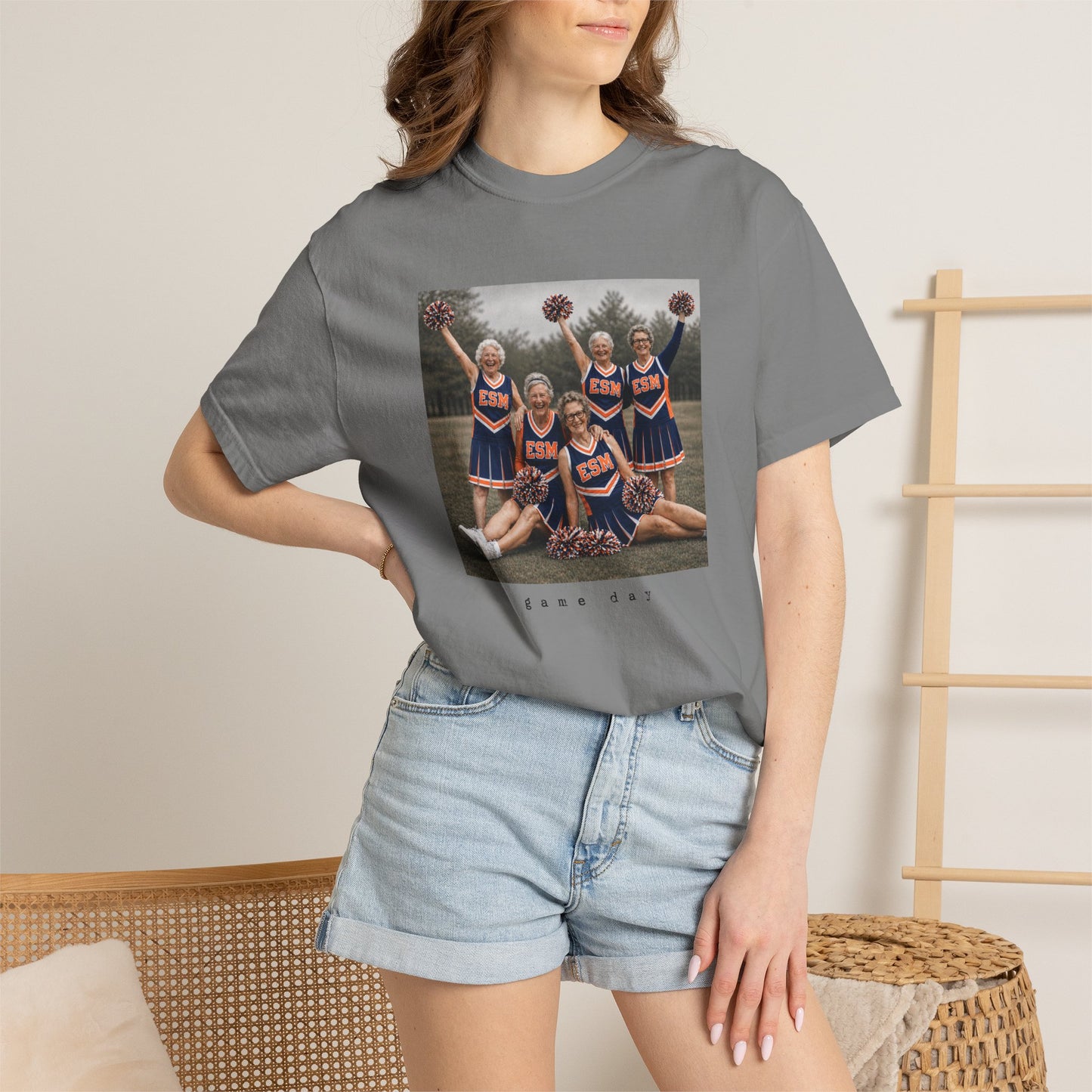 ESM Cheer Squad T - Comfort Colors Brand