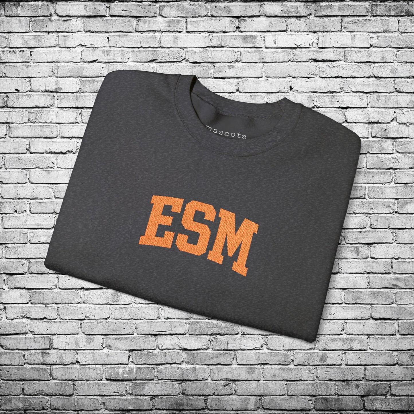 ESM Orange Embroidered Sweatshirt