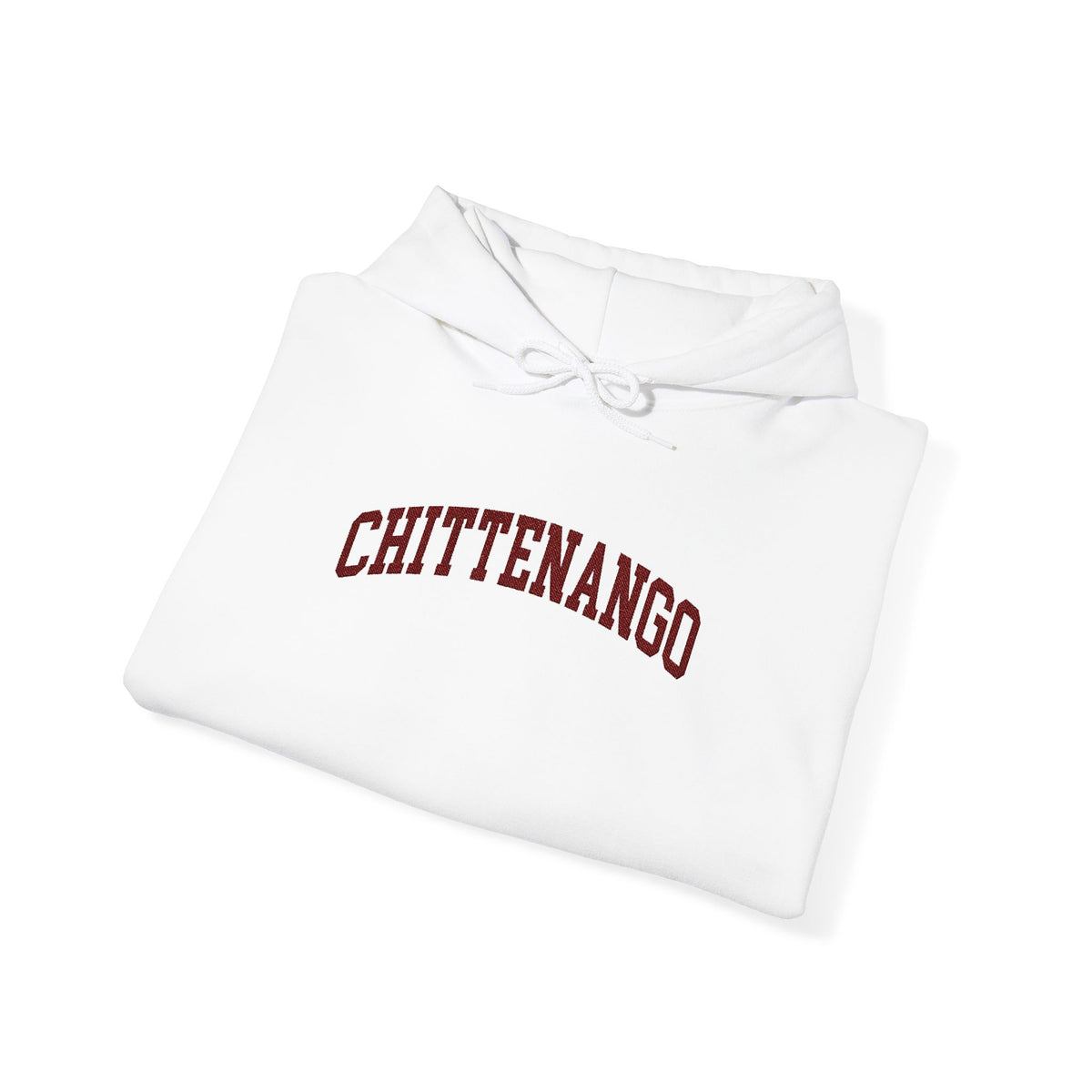 Chittenango (Red) Embroidered Hoodie