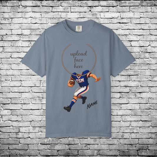 ESM Football Custom Caricature T - Comfort Colors Brand