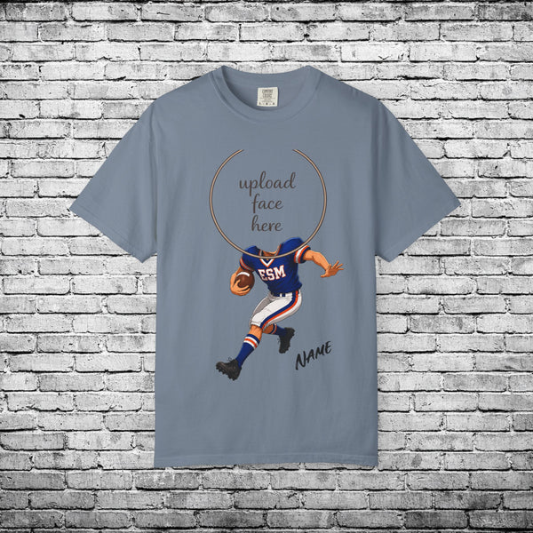 ESM Football Custom Caricature T - Comfort Colors Brand