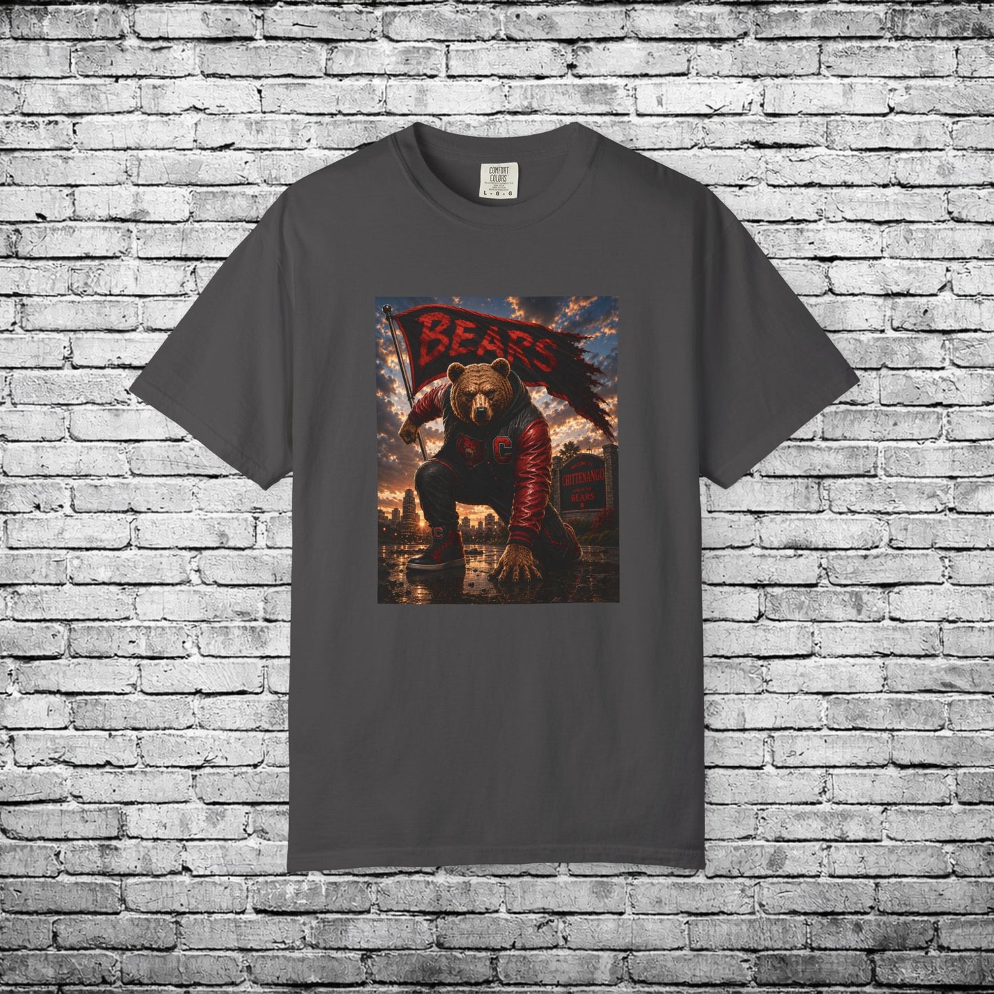 Chittenango Superhero Bear T - Comfort Colors Brand