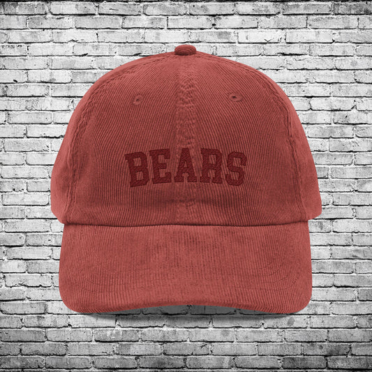 Chittenango Corduroy Bears Cap — Embroidered