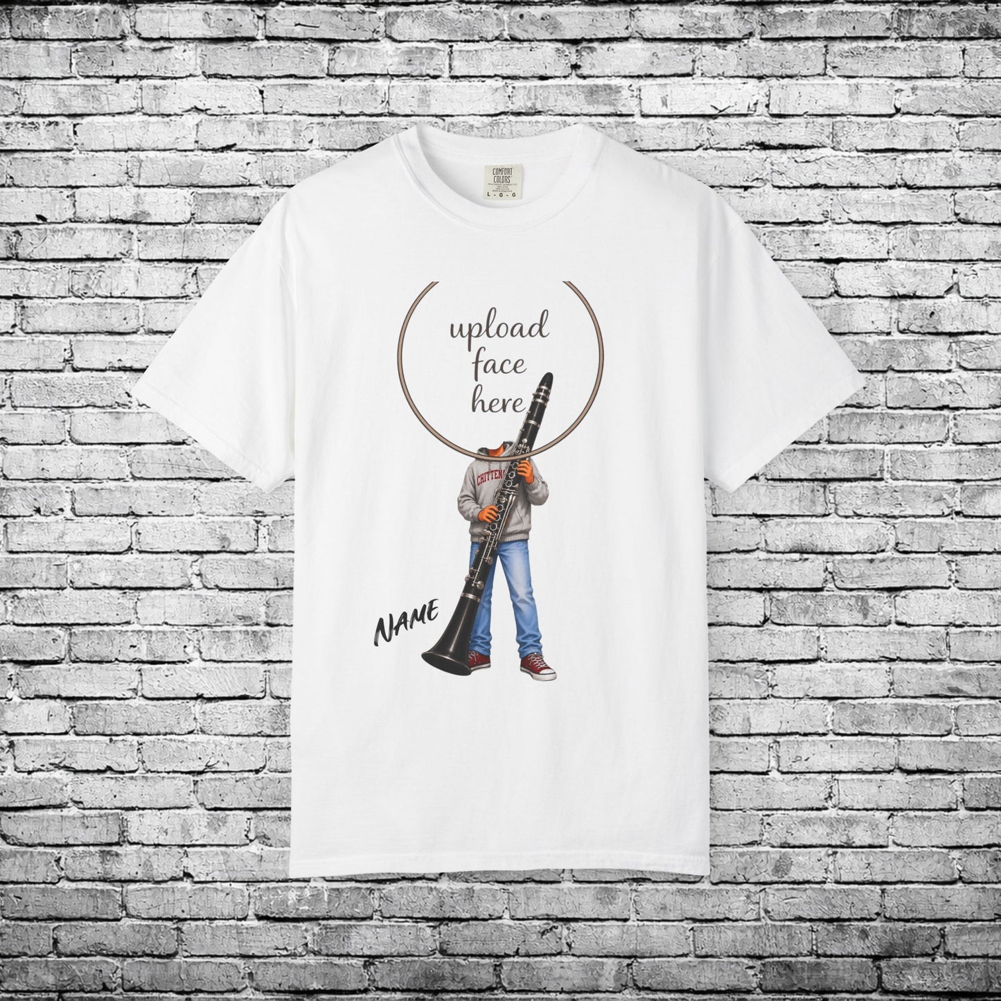 Chittenango Music - Clarinet Custom Caricature T - Comfort Colors Brand
