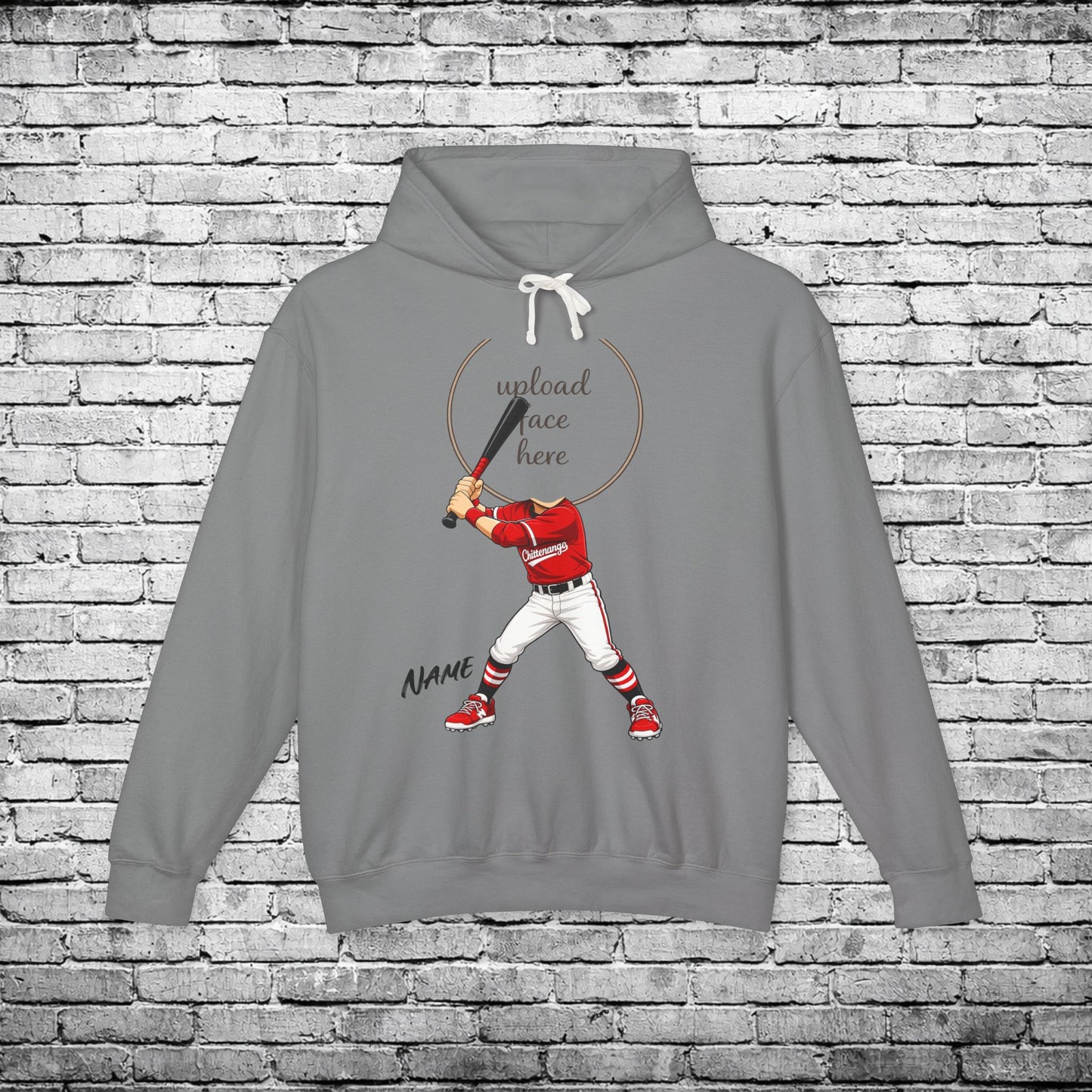 Chittenango Baseball Custom Caricature Hoodie - Comfort Colors Brand