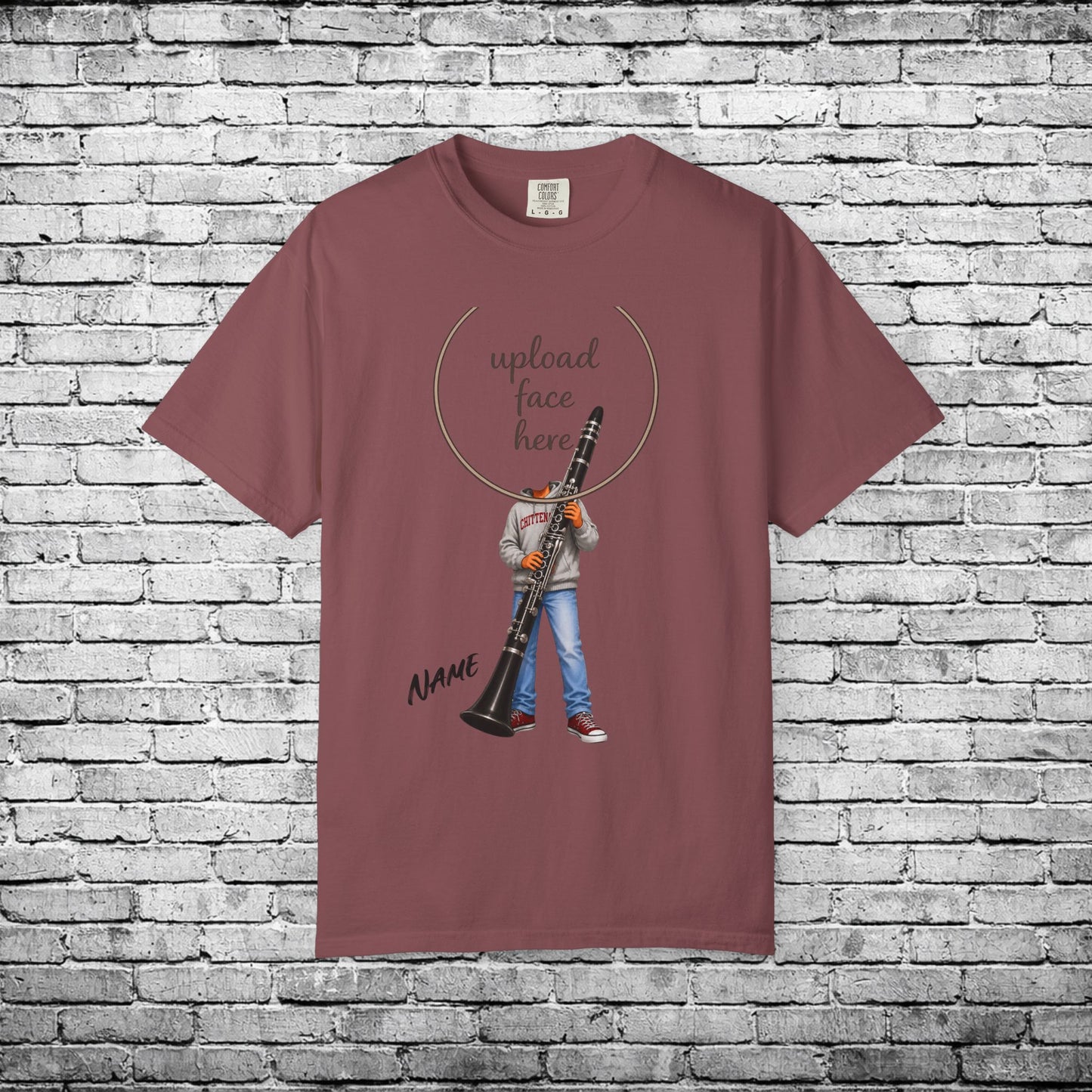 Chittenango Music - Clarinet Custom Caricature T - Comfort Colors Brand