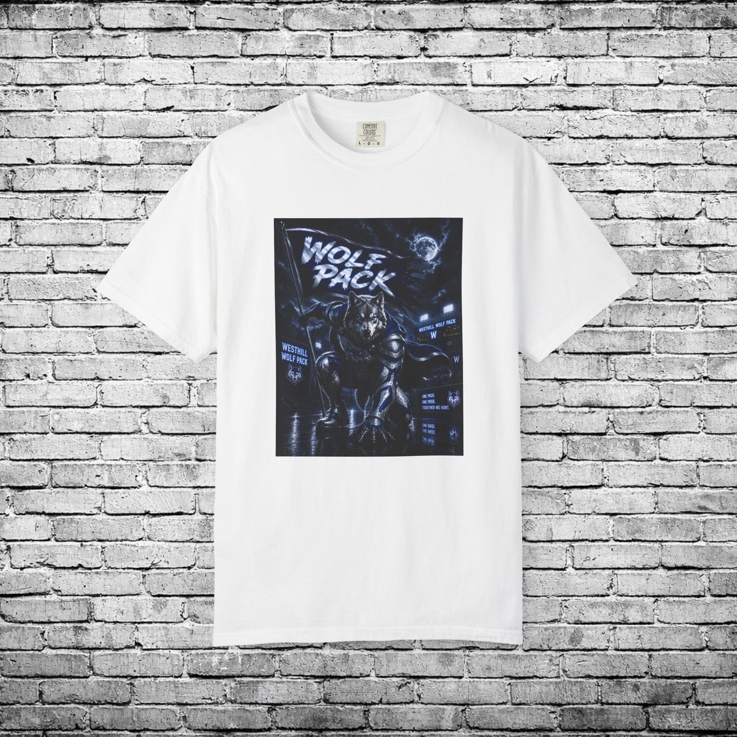 Westhill Wolfpack Superhero T - Comfort Colors Brand