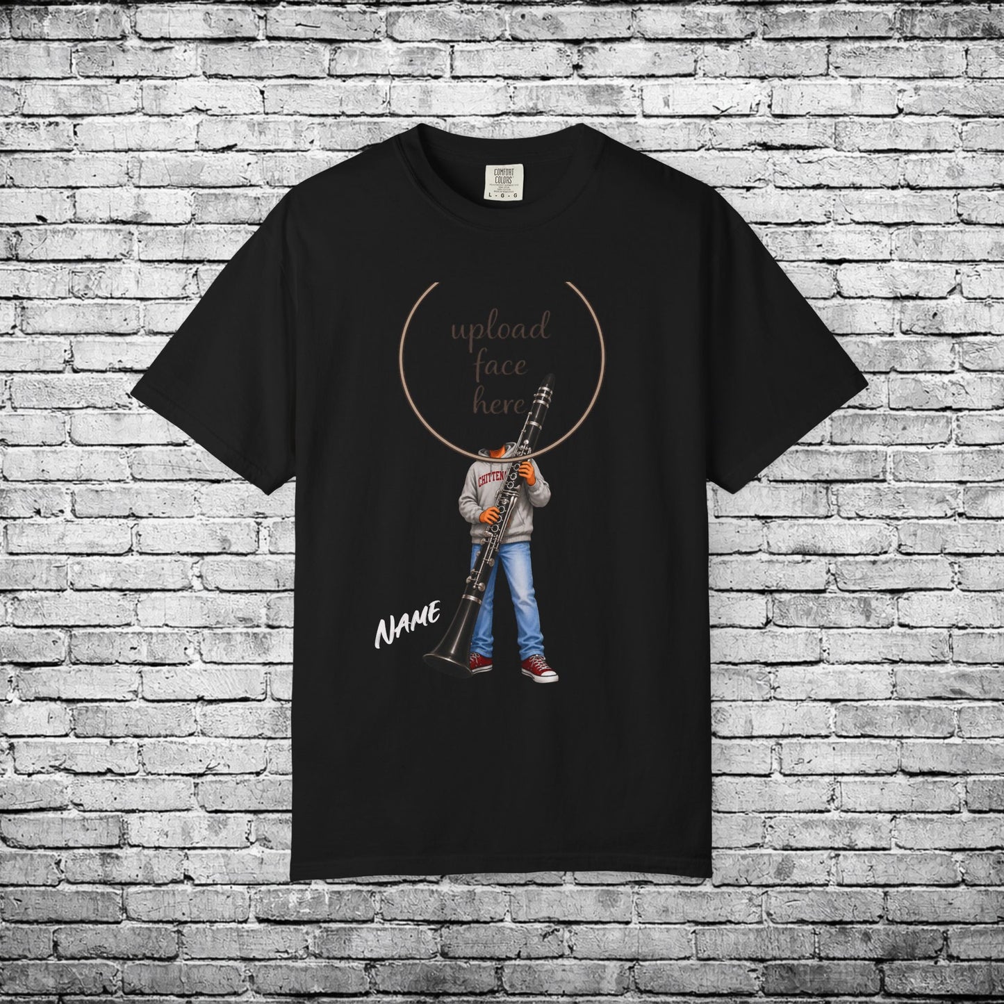Chittenango Music - Clarinet Custom Caricature T - Comfort Colors Brand