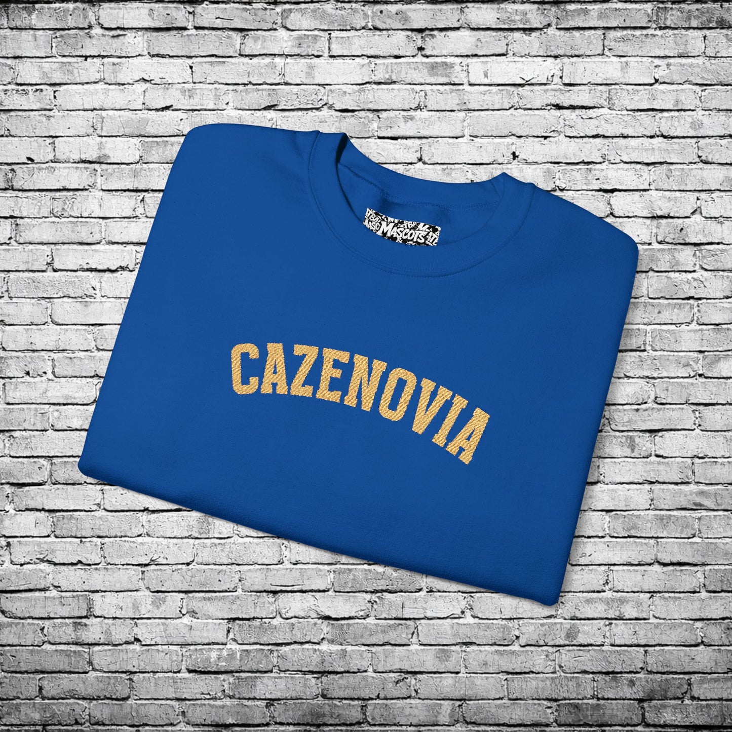 Cazenovia Gold Embroidered Sweatshirt