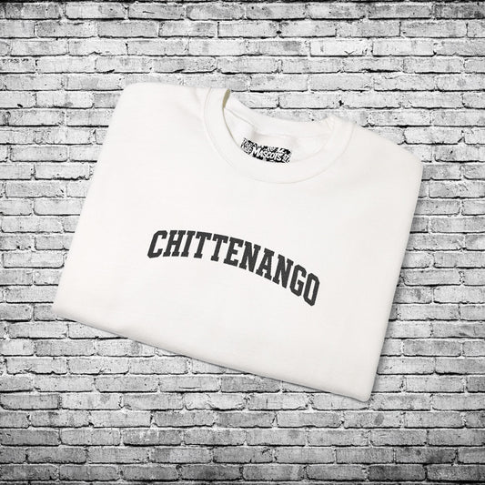 Chittenango Black Embroidered Sweatshirt
